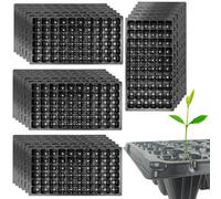 Woodside 60 Cell Root Trainer Seed Trays 12 Pack Durable Reusable Seedling Growing & Propagation Trays
