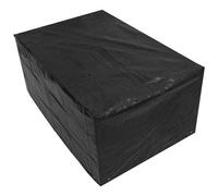 Woodside Black Small Rectangle Outdoor Garden Table Cover 1.52M X 1.04M X 0.71M