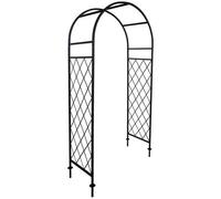Woodside Blundeston Decorative Metal Garden Trellis Arch Climbing Plant Support