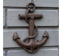 Woodside Cast Iron Home/garden Anchor Wall Mounted Decoration, Indoor/outdoor