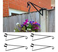 Woodside Concrete Fence Post Hanging Basket Bracket 4 Pack