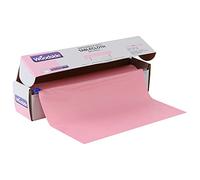 Woodside Disposable Plastic Table Cloth Roll for Parties, Barbecues, Events etc, 33m x 1.35m, Pink