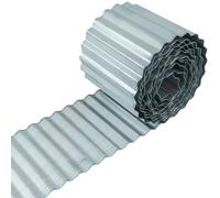 Woodside Galvanised Corrugated Steel Lawn/path Border Edging Flexible Fence Roll