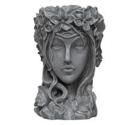 Woodside Garden Goddess Head Planter Decorative Indoor/outdoor Plant Pot Statue