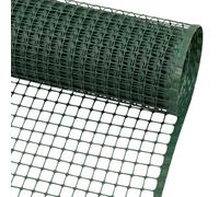Woodside Green Plastic Mesh Garden Barrier Safety Protection Fencing 1M X 10M