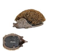 Woodside Heavy Duty Cast Iron Hedgehog Boot Brush & Scraper for Wellies, Trainers, Shoes etc Mud & Dirt Brush