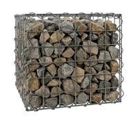 Woodside Heavy Duty Gabion Basket Garden Mesh Wire Cage 30 X 30 X 30Cm Galvanised Steel Landscaping Basket