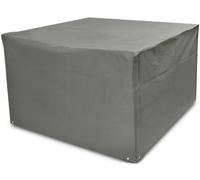 Woodside Heavy Duty Waterproof Garden Rattan Cube Set Cover Grey 135X135X74Cm
