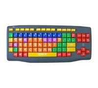 Woodside Home Living Easy2Use Large Key Large Print Lower Case Coloured Kids Keyboard