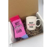 Woodside Home Living Mummy - Mug & Socks Treat Gift Box | Mother's Day | Mum Gift Idea | Birthday