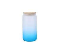 Woodside Home Living Ombre Glass Tumbler 16oz - Light Blue