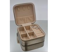 Woodside Home Living Square Jewellery Box - Champagne Gold