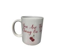 Woodside Home Living - You are The Cherry On Top Mug (Dark Red) | Gift for Her