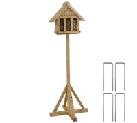 Woodside Large Wooden Insect Hotel Freestanding Garden Bug House Shelter Nesting Box