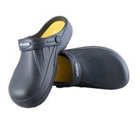 Woodside Mens/womens Slip On Garden Clog Mule Work Shoes Black Size 10