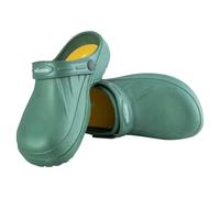 Woodside Mens/womens Slip On Garden Clog Mule Work Shoes Green Size 3