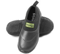 Woodside Michigan Black Neoprene Garden Boots Slip On Waterproof Outdoor Shoe Size 7