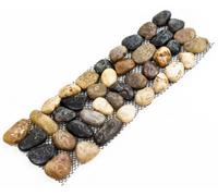 Woodside Pebble Strip Decorative Garden Lawn/flower Bed Border Edging, Pack Of 8