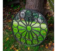 Woodside Ryton Decorative Round Outdoor Garden Mirror, Dia: 60Cm