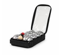 Woodside Steel French Boules Set 8 Piece Garden Game With Carry Case & Measuring Tool
