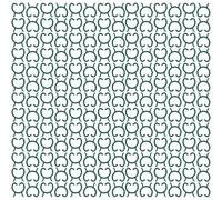 Woodside Tomato Plant Support Clips, Green, 1000 Pack | Reusable plastic, 2.5cm internal diameter; secures climbing stems to canes, stakes and trellis for tidy, upright growth.