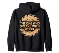 Woodsman Wisdom Speaks With Forest Zip Hoodie