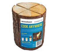 Woodson Swedish Torch Fire Campsite Garden Candle Firelog 19cm Outdoor Cooking Heating
