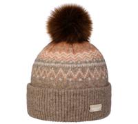 Barts | Woodstar Beanie | Chunky Knit Pom-Pom Hat | Brown One Size