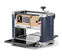 WOODSTARTER 13-Inch Wood Planer, 10000RPM Benchtop Planer, 2 HSS Blades, 21FT/min Speed, 0.25”-6.2'' Cutting Thickness, Multi-Size dust Port, Overload Protection for Woodworking