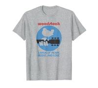 Woodstock - ... and Love T-Shirt, Men, Heather Grey, 6X-Large