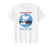 Woodstock - ... and Love T-Shirt, Men, White, Small