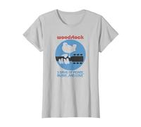 Woodstock - ... and Love T-Shirt, Women, Silver Grey, 3X-Large