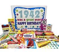 Woodstock Candy ~ 1942 79th Birthday Gift Box of Nostalgic Retro Candy from Childhood for 79 Year Old Man or Woman Born 1942