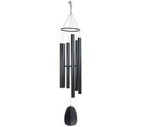 Woodstock Chimes Extra Large Outdoor 7ft Wind Chime - Black Woodstock Chimes Black