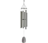 Woodstock Chimes Extra Large Outdoor 7ft Wind Chime - Silver Woodstock Chimes Silver