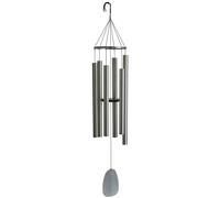 Woodstock Chimes Extra Large Outdoor Bells of Paradise Wind Chime - Silver Woodstock Chimes Silver