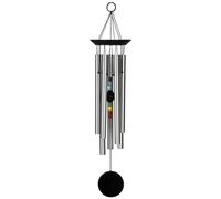 Woodstock Chimes Seven Stones Chakra Large Wind Chime Woodstock Chimes Multicolor
