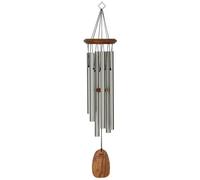 Woodstock Chimes Silver Happy Birthday Wind Chime