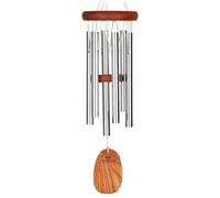 Woodstock Chimes Small Amazing Grace Chime Silver Wind Chime Woodstock Chimes Silver
