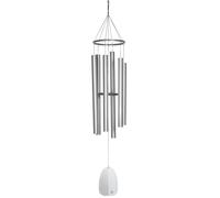 Woodstock Chimes WWAS Windsinger Apollo Wind Chime, Brushed Silver, 68-Inches