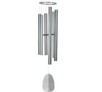 Woodstock Chimes WWKD Windsinger Chimes of King David, Silver, 88 in