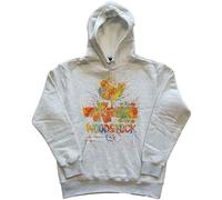 Woodstock Hoodie Splatter Logo Official Mens Off White Pullover XXL