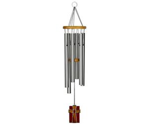 Woodstock Outdoor Musical Amazing Grace Silver Wind Chime