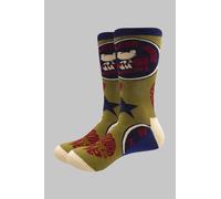 Woodstock Peace Love Music Socks