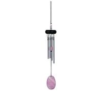 Woodstock Precious Stones Collection Windchime, Rose Quartz