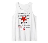Woodstock Saturday Ticket Tank Top