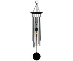 Woodstock Seven Stones Chakra Large Wind Chime