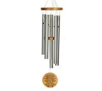 Woodstock Silver Garden Wind Chime The Lords Prayer