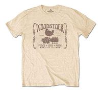 Woodstock - T-Shirt # M Unisex Yellow # Since 1969
