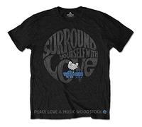 Woodstock - T-Shirt # Xxl Black Unisex # Surround Yourself